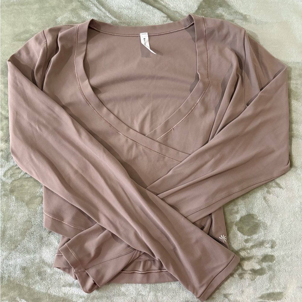 Athleta Transcend Wrap Long Sleeve